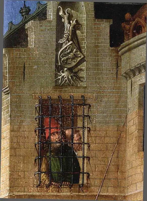 Коронация Давида царя Израиля Франция Амьен 1501 Дерево масло 194x111 - фото 65
