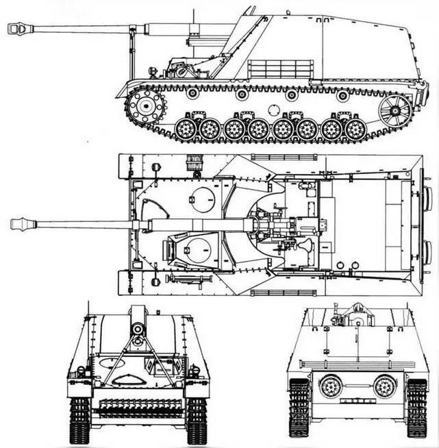Nashorn Истребитель танков Nashorn захваченный английскими войсками в - фото 107