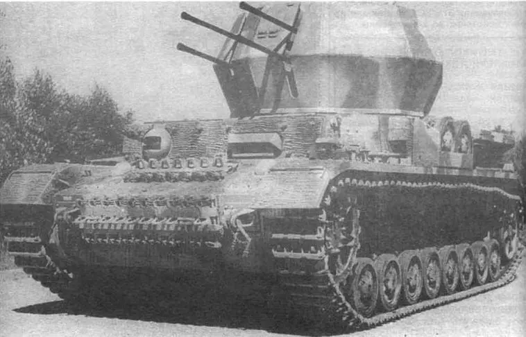 Зенитная самоходная установка Wirbelwind 1944 год ТАКТИКОТЕХНИЧЕСКИЕ - фото 119