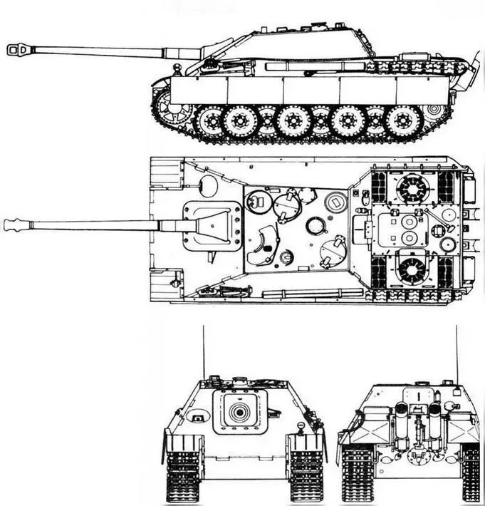 Jagdpanther Jagdpanther самая удачная и наиболее мощная противотанковая - фото 122