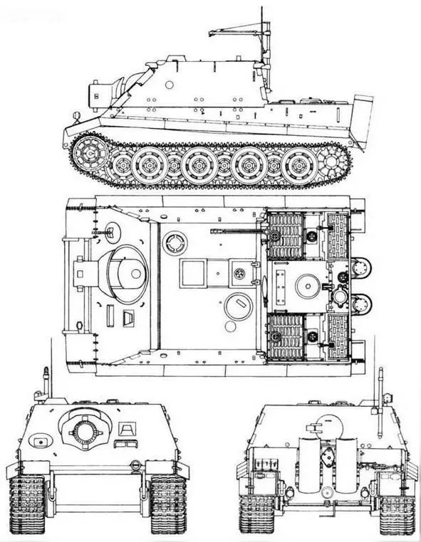 Sturmtiger САУ Sturmtiger захваченная англичанами в 1945 голу - фото 129