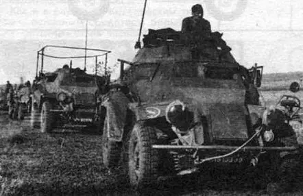 Бронеавтомобиль SdKfz222 и SdKfz223 из состава 24й танковой дивизии - фото 137