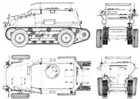 SdKfz254 ТАКТИКОТЕХНИЧЕСКИЕ ХАРАКТЕРИСТИКИ БРОНИРОВАННОЙ МАШИНЫ SdKfz254 - фото 181