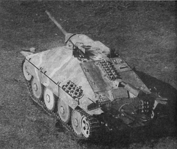 Panzerjäger 381 Hetzer Hetzer ТАКТИКОТЕХНИЧЕСКИЕ ХАРАКТЕРИСТИКИ САУ - фото 77