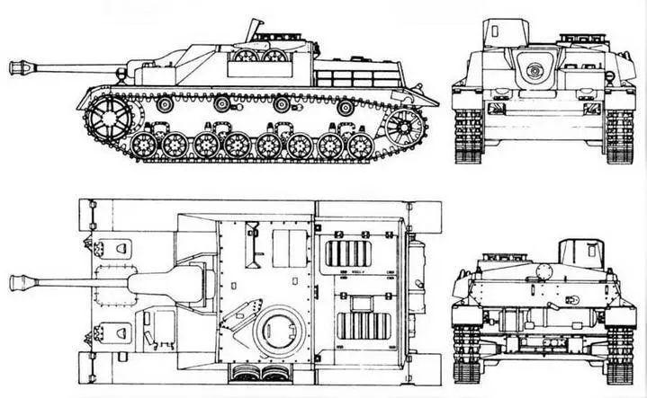 StuG IV Подбитое штурмовое орудие StuG IV Воеючный фронт 1944 год - фото 99