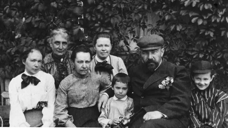 20я верста 1903 г Профессор НИ Побединский с семьёй Николай Иванович - фото 50