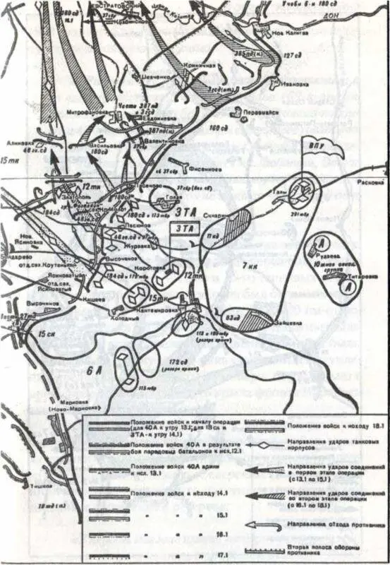 Наступление 3й танковой армии с 13 по 18 января 1943 года часть II Общий - фото 35
