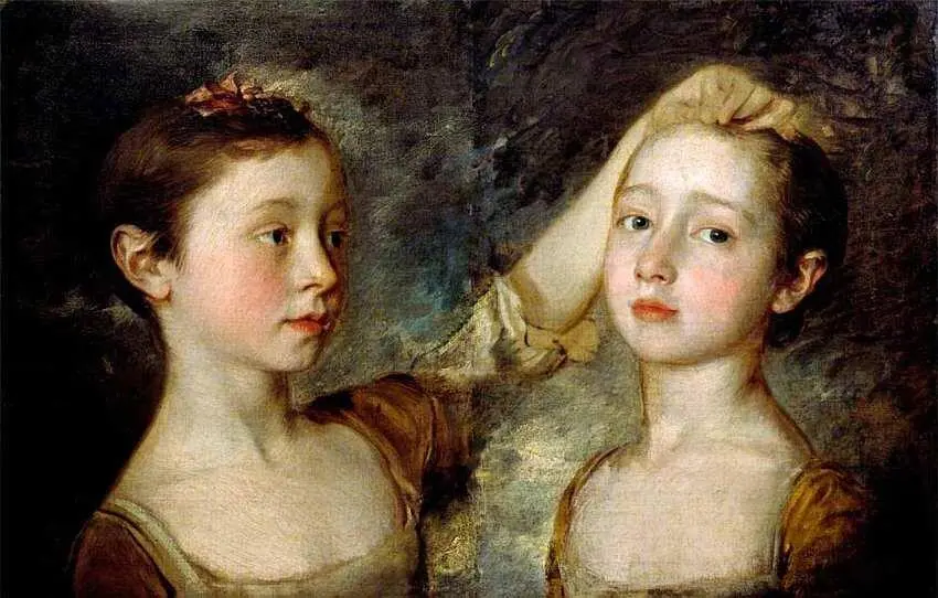 Томас Гейнсборо 17271788 Дочери художника Около 1758 Холст масло - фото 42