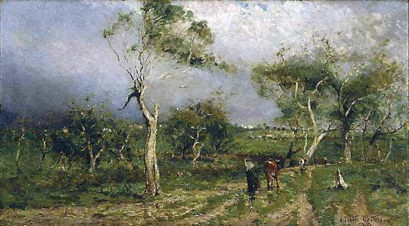 Уолтер Уизерс 18541914 Буря 1896 Холст масло 763x1376 Уолтер Уизерс - фото 37