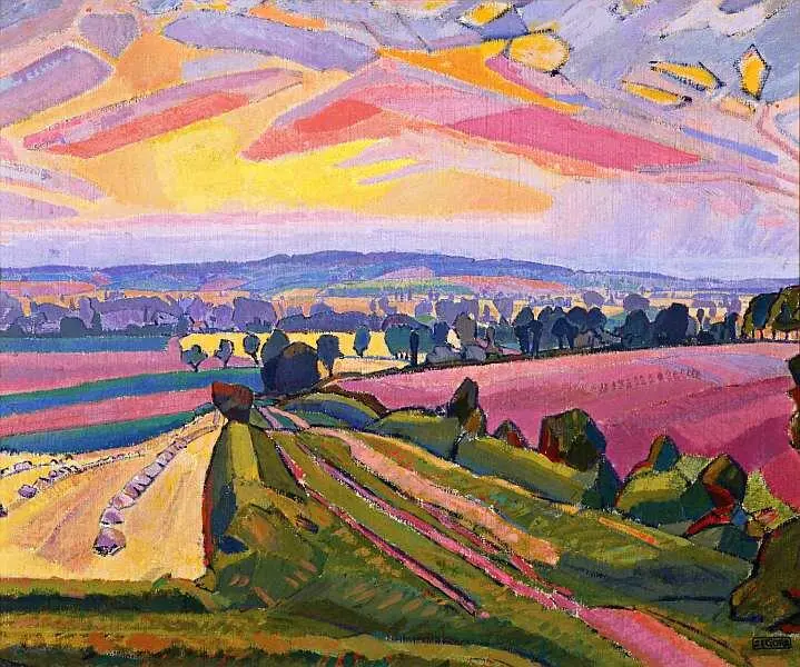 Спенсер Гор 18781914 Дорога в Икнилде 1912 Холст масло 634x762 Спенсер - фото 43