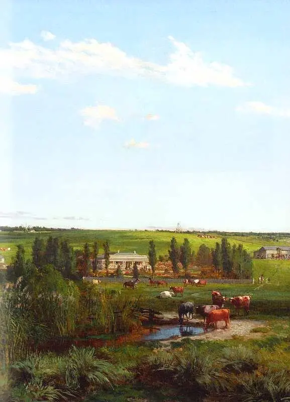 Луис Бювело 18141888 Сарай для стрижки овец в усадьбе Гора Фаянс близ - фото 31