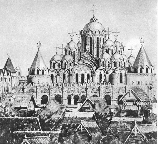 Панорама Верхнего Киева в конце XI в Реконструкция XII Вор за ладию платит - фото 37