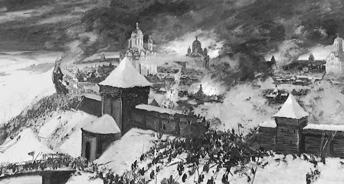 Дешалыт Осада Рязани Батый двинул ужасную рать свою к столице Юриевой где - фото 88