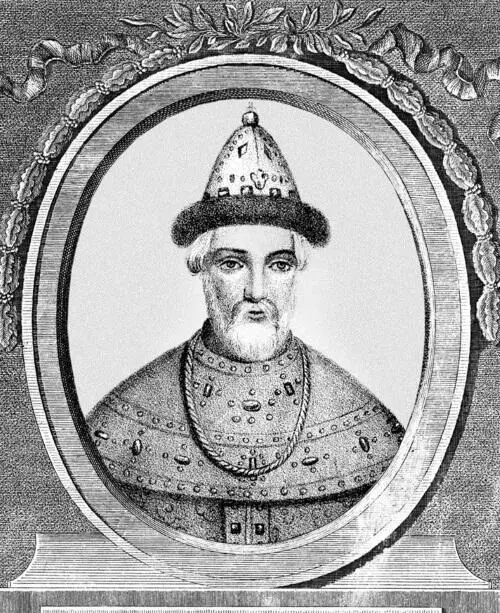 Великий князь и государь Иоанн Васильевич Гравюра 1850 г За днем пиршества - фото 137