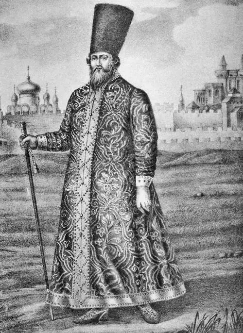 Русский боярин с XIV до XVIII столетия в горлатной шапке Василий так же как и - фото 154