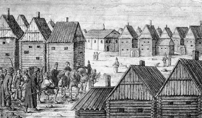 Улица в Москве XVI в Чем ближе к столице тем более селений и людей - фото 155