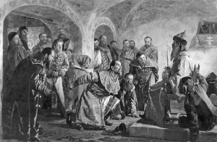 НВ Неврев Опричники Сии обстоятельства утверждая безопасность наших - фото 185