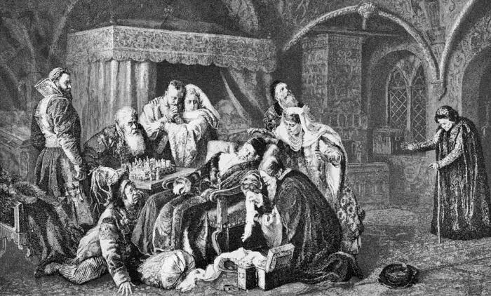 КЕ Маковский Смерть Ивана Грозного Уже силы недужного исчезали мысли - фото 193