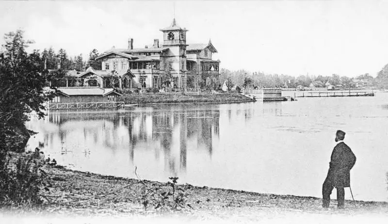 Берег Крестовского острова XIX в Вслед за трактирами в 1860е гг на остров - фото 173