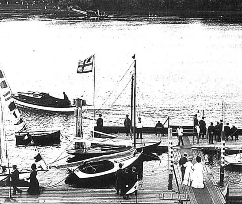 Яхтклуб 1890е гг Международные соревнования поначалу заканчивалась не в - фото 205