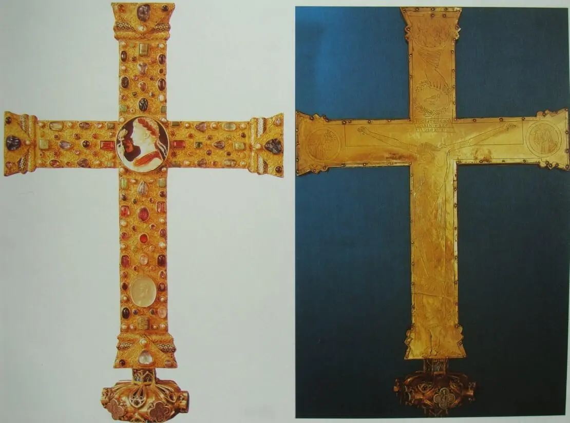 Илл 35 Крест Лотаря вотивный крест Оттона III Ок 1000 г Аахен - фото 35