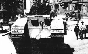 Тяжелый танк Mk V композит он же гермафродит Продольный разрез - фото 45