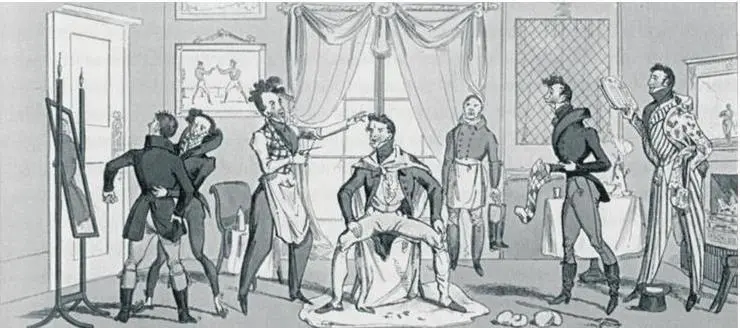 La toilette Лубин одевается Из серии У Хита Мода и безумства Ок 1822 - фото 6