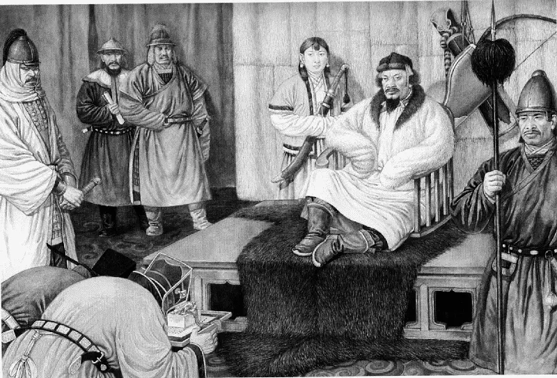 Угэдэй принимает своих подданных Современная реконструкция Весной 1226 года - фото 77