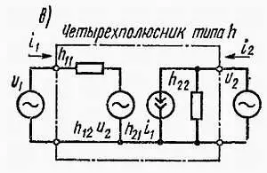 Рис 47 Эквивалентная схема транзистора четырехполюсника а с двумя - фото 91