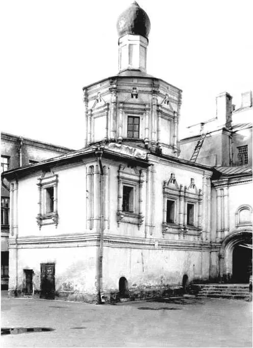 Небольшой каменный храм с одной главой около Печатного двора выстроили в 1691 - фото 575