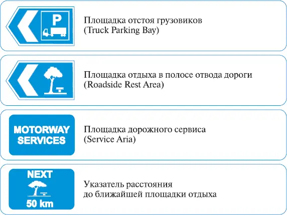 Рис П41Зарубежные дорожные знаки сервиса 32 Национальные природоохранные - фото 75