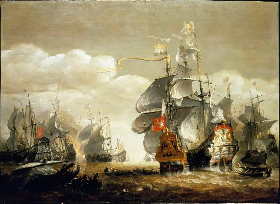 Битва Лоустофт 13 июня 1665 В то время как Англию захлестнула волна победной - фото 38
