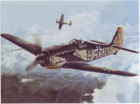 FW190 5 Бой при сопровождении бомбардировщиков на Мысхако когда был подбит - фото 9