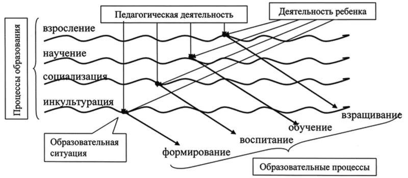 Рис 4 Соотношение образовательных процессов и процессов образования - фото 5