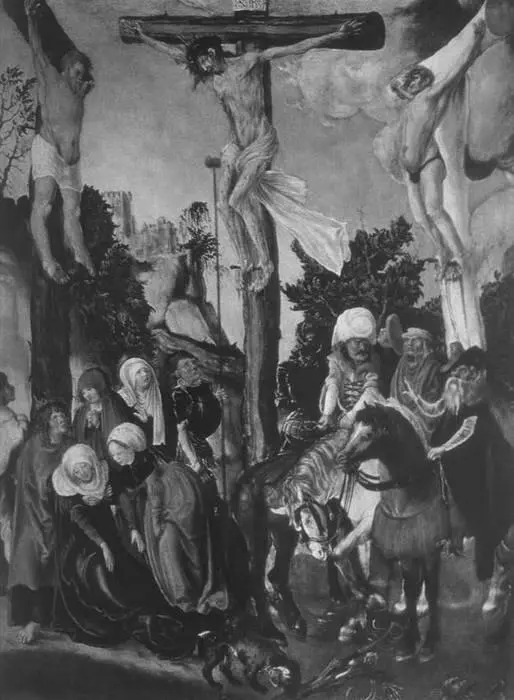 Рис 30 Лукас Кранах Старший Распятие Христа Ок 1501 И вот сопровождавшая - фото 30