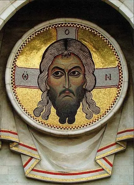 Спас Нерукотворный Икона мозаика Надкладезная часовня Святой колодец - фото 72