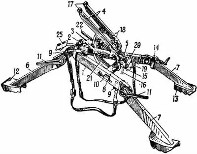 а б Рис 27Станок гранатомета САГ17 а вид станка слева б механизм - фото 36
