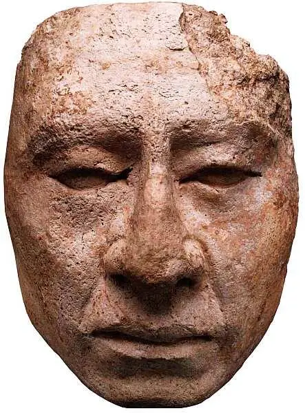 Антропоморфная маска Классический период 300850 Стукко Высота 281 В - фото 13