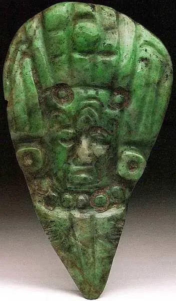 Орнамент на зеленом камне 9001250 Подвеска в виде антропоморфной фигурки - фото 30
