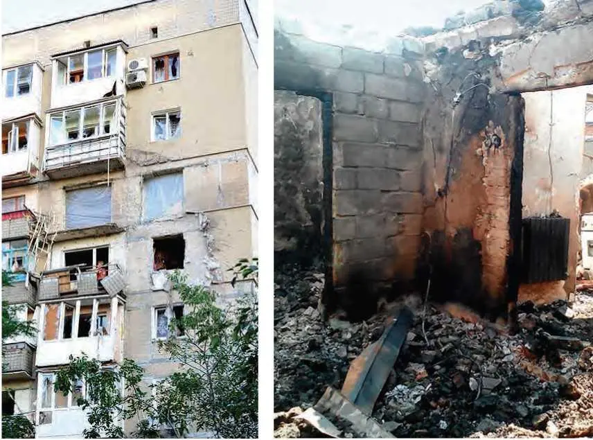 Результаты украинских обстрелов г Донецка 29 июля 2014 г жилых домов по ул - фото 73