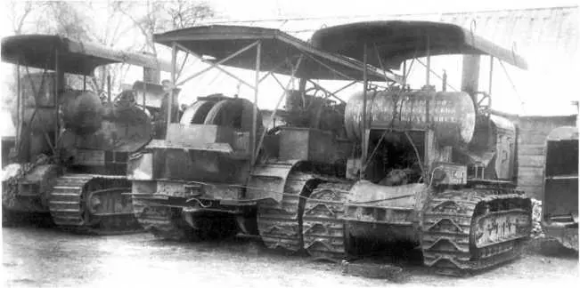 Трактора английского производства из состава 2го дивизиона танков ВСЮР - фото 44