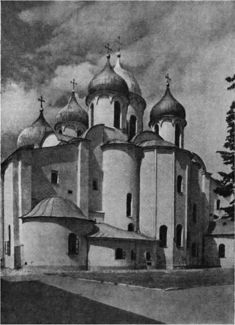Софийский собор в Новгороде 1045 г Тысячи таких дворовхором стихийно - фото 97