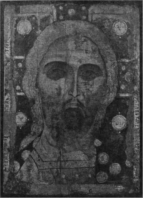 Икона Спас Златые Власы XII в ВладимироСуздальская Русь Советские - фото 168