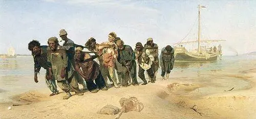 И Е Репин Бурлаки на Волге 187073 Русский музей Ленинград И Е Репин - фото 394