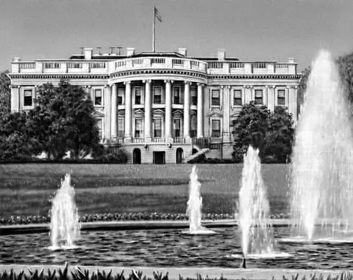 Белый дом Южный фасад Город Вашингтон Памятник А Линкольну 191422 - фото 377