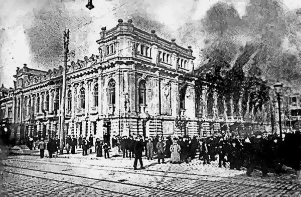 Пожар в театре Сибирякова Дом где жили И М Сеченов и И И Мечников - фото 133