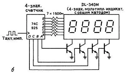 Рис 923 Управление дисплеем на 7сегментном светодиодном индикаторе а - фото 272