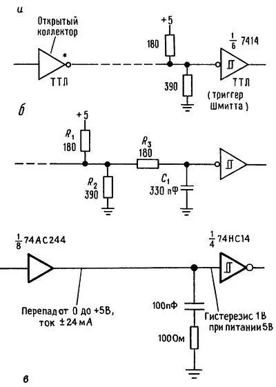 Рис 932 Оконечные цепи с формированием логических уровней Непосредственное - фото 289