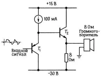 Рис 254 Усилитель громкоговорителя на 10 Вт построенный на основе - фото 187