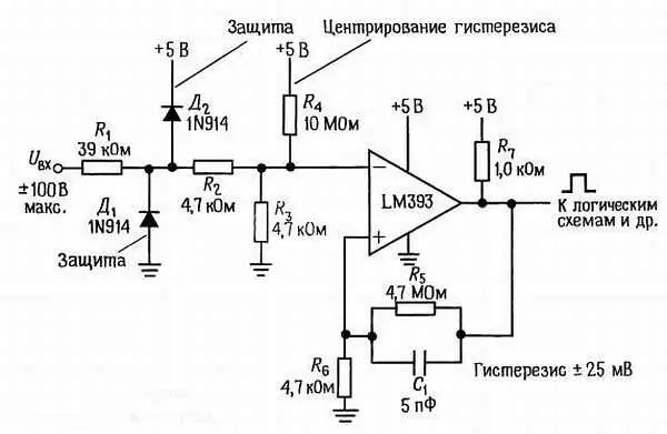Рис 478 Детектор нулевого уровня с защитой входа 432 Схема измерения - фото 395